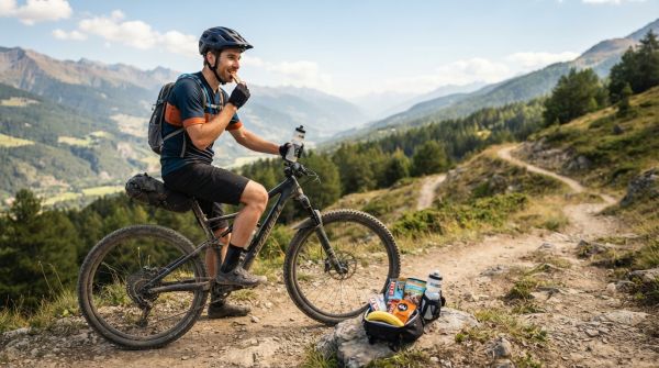 Adapter son alimentation lors d'une randonnée en VTT